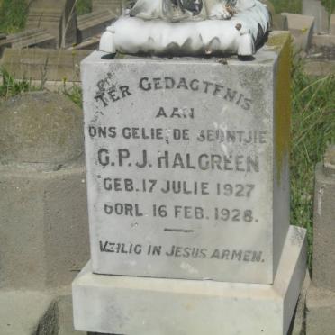 HALGREEN G.P.J. 1927-1928