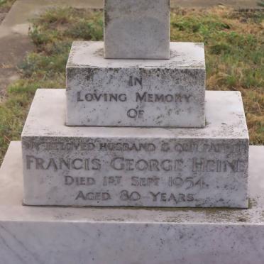 HEINE Francis George -1954