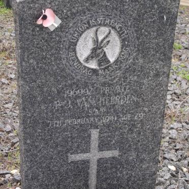 HEERDEN P.J., van -1941