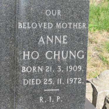 HO CHUNG Anne 1909-1972