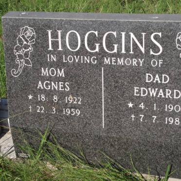 HOGGINS Edward 1900-1981 &amp; Agnes 1922-1959