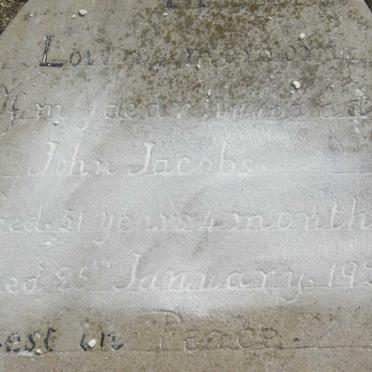 JACOBS John -1927