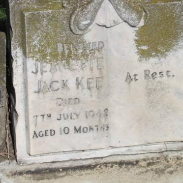 JACK KEE Jeanette -1942