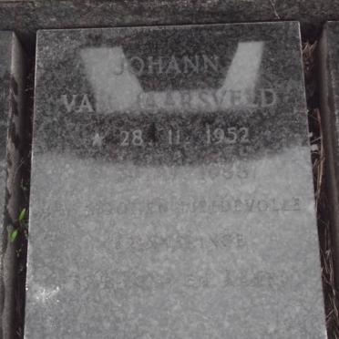 JAARSVELD Johann, van 1952-1988