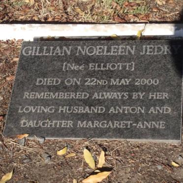 JEDRY Gillian Noeleen nee ELLIOTT -2000
