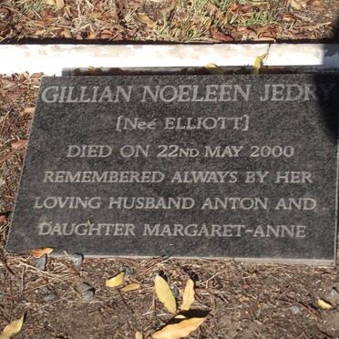 JEDRY Gillian Noeleen nee ELLIOTT -2000