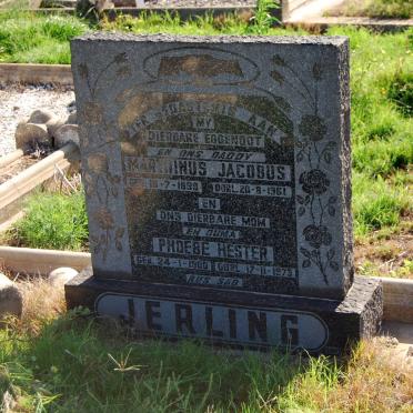 JERLING Marthinus Jacobus 1898-1961 &amp; Phoebe Hester 1900-1979