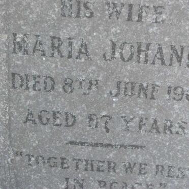 JOHANESEN Maria Johanna -1965