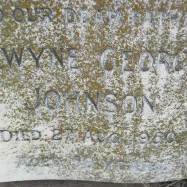 JOHNSON Alwyne George -1950