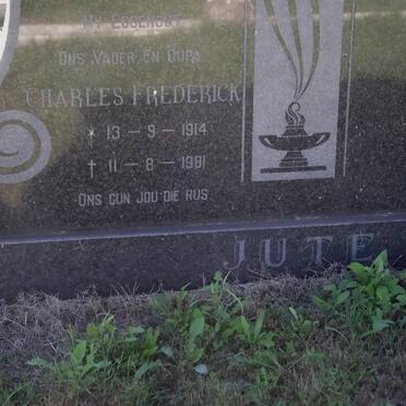 JUTE Charles Frederick 1914-1981