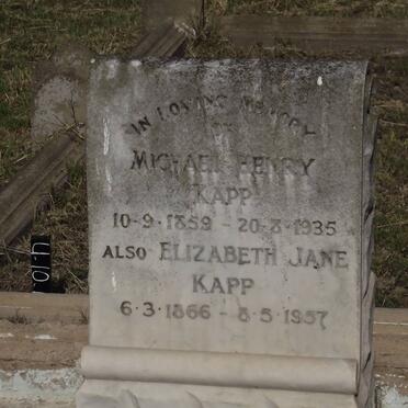 KAPP Michael Henry 1859-1935 &amp; Elizabeth Jane 1866-1957
