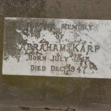 KARP Abraham 1918-1947