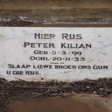 KILIAN Peter 1899-1933