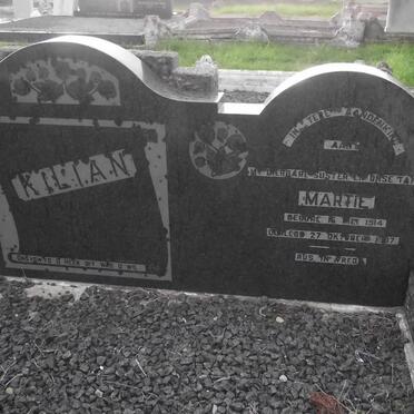 KILIAN Richard Sharp 1913-1932 &amp; Martie 1914-1987