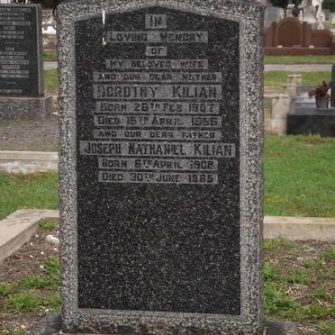 KILIAN Dorothy 1907-1956 &amp; Joseph Nathaniel 1908-1965