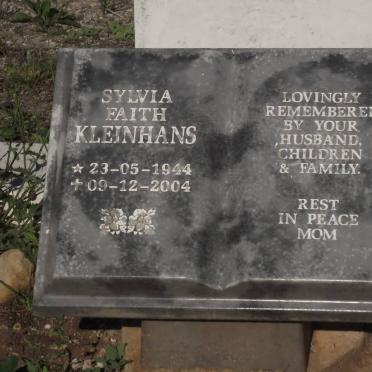 KLEINHANS Sylvia Faith 1944-2004