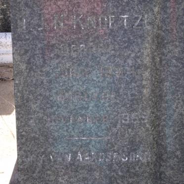 KNOETZE J.H. -1959