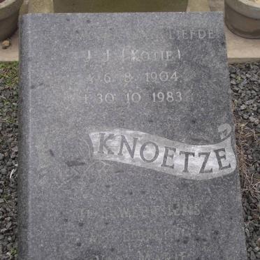 KNOETZE J.J. 1904-1983
