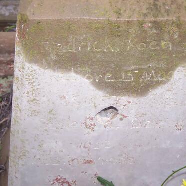 KOEN Frederick 1953-1953