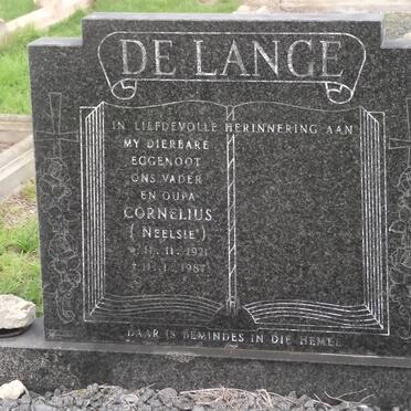 LANGE Cornelius, de 1921-1987