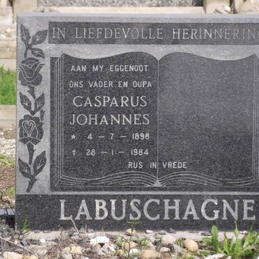 LABUSCHAGNE Casparus Johannes 1898-1984