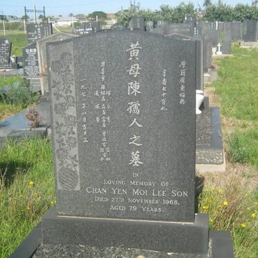 LEE SON Chan Yen Moi -1968