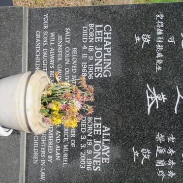 LEE JONES Chapling 1906-1968 :: LEE JONES Allaye 1916-2003