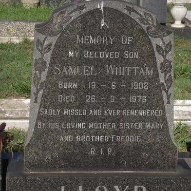 LLOYD Samuel Whittam 1908-1976
