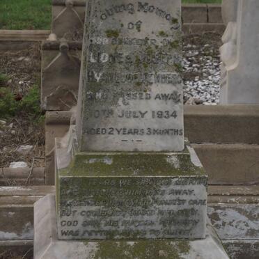 LOGGERENBERG Lionel Joseph H., van -1934