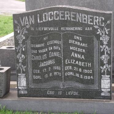 LOGGERENBERG Carolus Daniel Jacobus, van 1898-1970 &amp; Anna Elizabeth 1902-1984