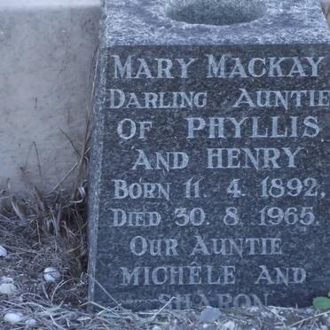 MACKAY Mary 1892-1965