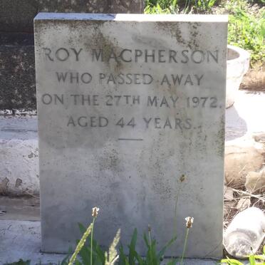 MACPHERSON Roy -1972