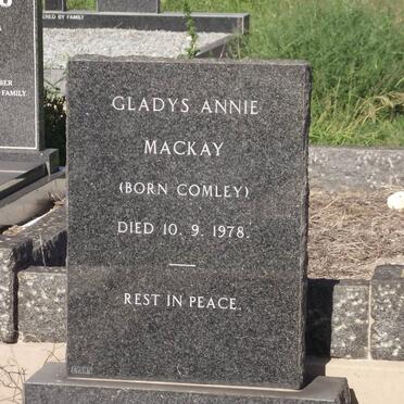 MACKAY Gladys Annie nee COMLEY -1978