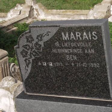 MARAIS Ben 1919-1992