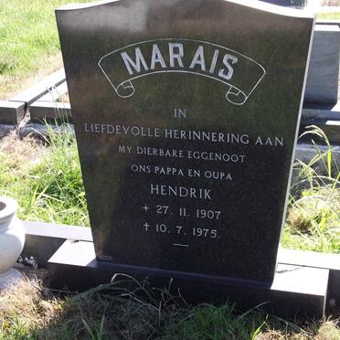 MARAIS Hendrik 1907-1975