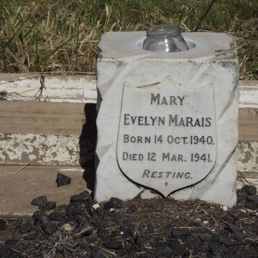 MARAIS Mary Evelyn 1940-1941