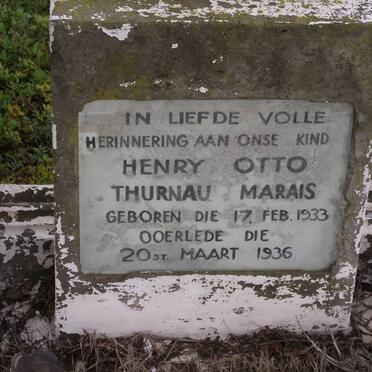 MARAIS Henry Otto Thurnau 1933-1936