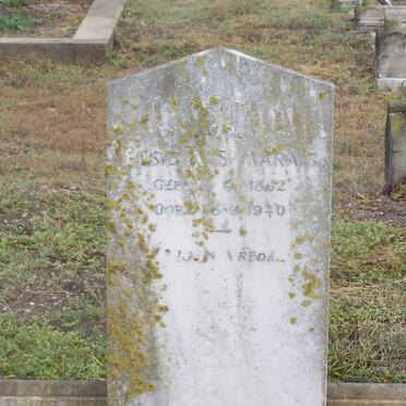 MARAIS Elsie A.S. 1862-1940