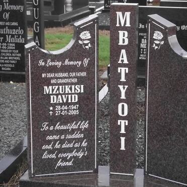 MBATYOTI Mzukisi David 1947-2005