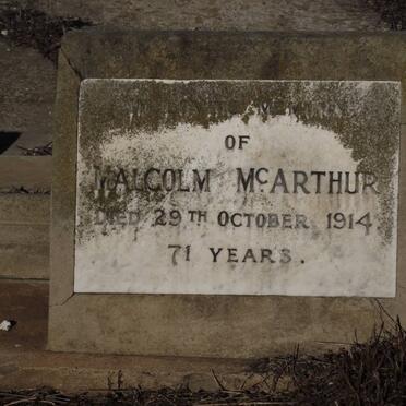 Mc ARTHUR Malcolm -1914
