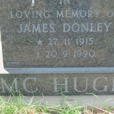 Mc HUGH James Donley 1915-1990 