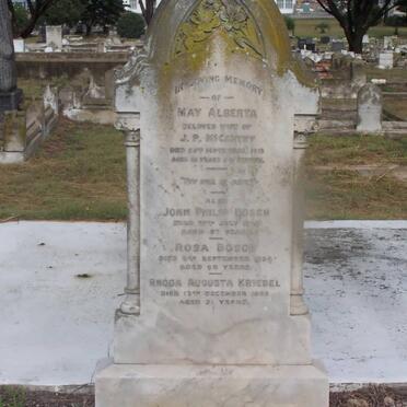 Mc CARTHY :: BOSCH :: KRIEBEL