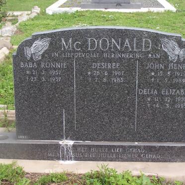 Mc DONALD