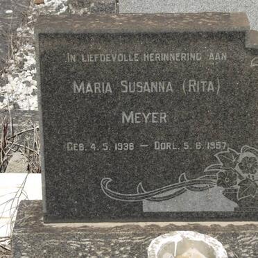 MEYER Maria Susanna 1938-1957