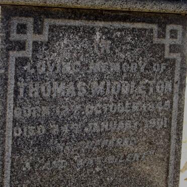 MIDDLETON Thomas 1845-1901