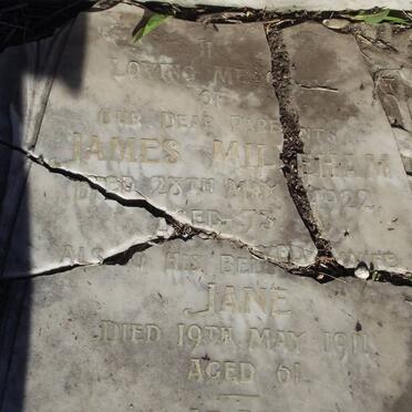 MILEHAM James -1922 &amp; Jane -1911