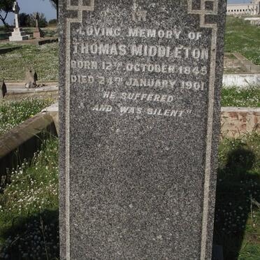 MIDDLETON Thomas 1845-1901