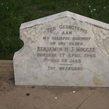MOGGEE Benjamin H.J. -1946