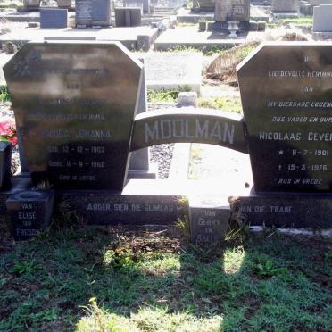 MOOLMAN Nicolaas Ceveryn 1901-1976 &amp; Jacoba Johanna 1902-1968