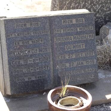 MONT Heinrich, du 1888-1957 &amp; Johanna Magdalena 1887-1959